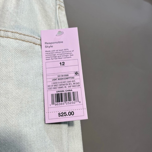 Women's High-Rise 90s Relaxed Straight Jeans - Wild Fable Size 12/30”-NWT - Picture 5 of 9